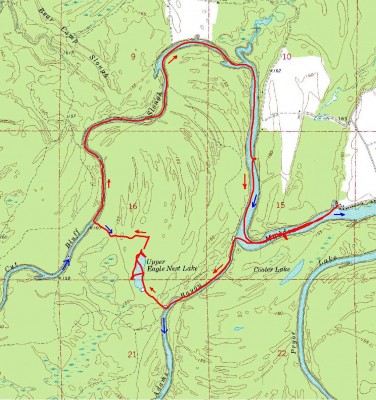 WRNWR Upper Eagle Nest Lake - Maddox Bay Area Track.JPG