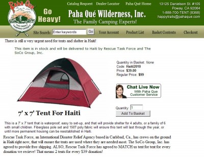 Paha Que Haiti tent.JPG