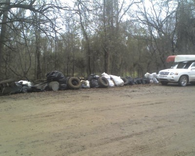Cadron Creek clean up #2, 2010.JPG